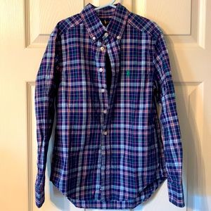 Ralph Lauren plaid button down size S/8